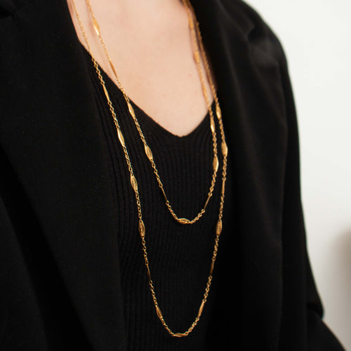 Collier Sautoir Filigrane chaîne 58 Facettes