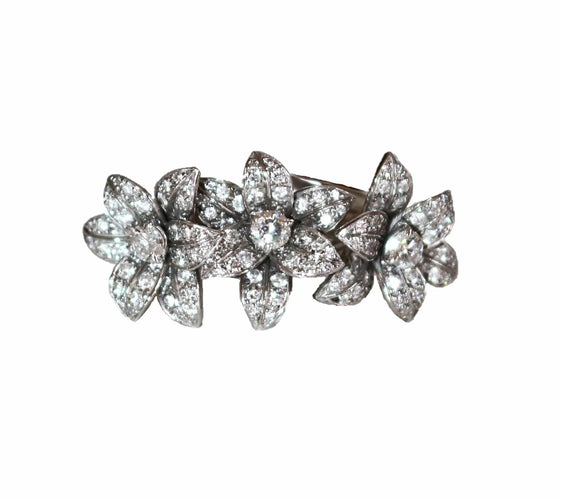 Bague 48 MELLERIO - Bague Bouquet de Fleurs collection Médicis 58 Facettes 562