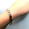Bracelet Bracelet or blanc et jaune maille moderne 58 Facettes 2651