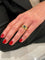 Bague BAGUE MODERNE SAPHIR ET DIAMANTS 58 Facettes 045021