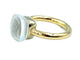 Bague 52 POMELLATO. Collection Nudo, bague or et topaze gelée 58 Facettes