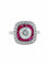 Bague Bague style Art Déco diamants et Rubis 58 Facettes