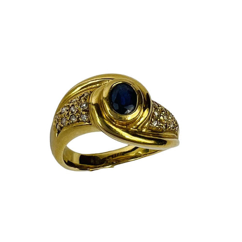 Bague 52 Bague Or Saphir Diamant 58 Facettes 20400000743