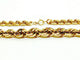 Collier Collier Or Rose Maille Corde 58 Facettes 3124/1
