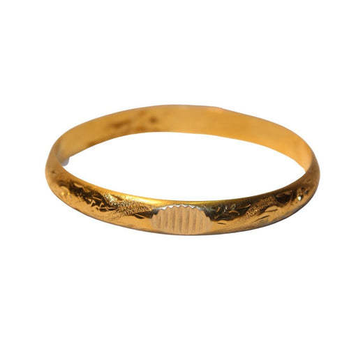 Bracelet Bracelet Or jaune bombé 58 Facettes 10190B