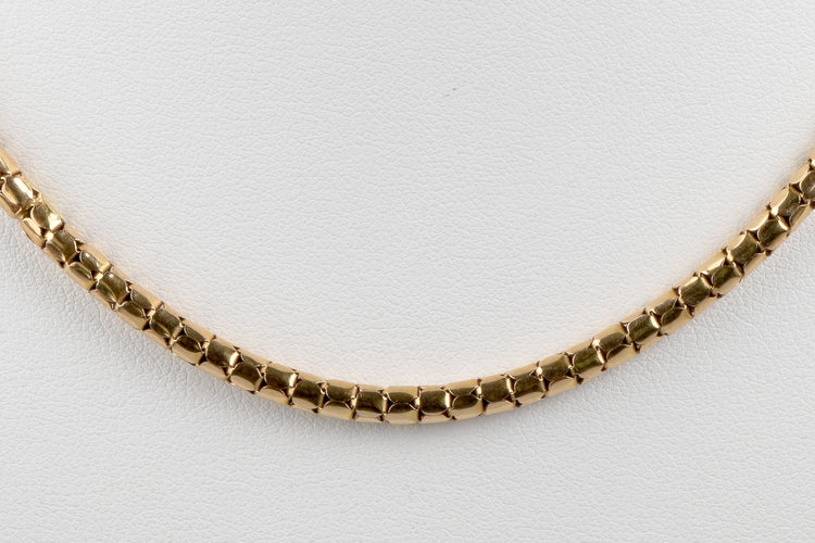 Collier Collier maille serpent en or massif 58 Facettes CLSERP111022-100