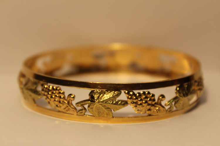 Bracelet Bracelet décor Vigne Or jaune 58 Facettes 11223b