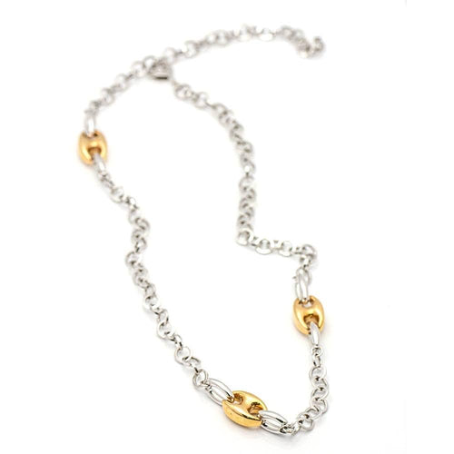 Collier Collier en Or Bicolore 58 Facettes D359656LF