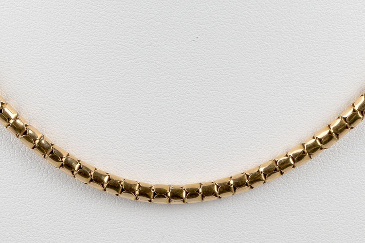 Collier Collier maille serpent en or massif 58 Facettes CLSERP111022-100