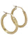 Boucles d'oreilles CRÉOLES TORSADÉES 58 Facettes 073221