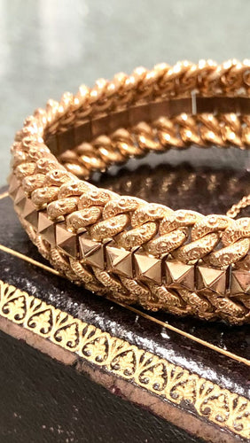 Bracelet Bracelet ancien or rose 58 Facettes