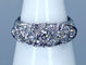 Bague 56 Bague en platine pavée de diamants. Epoque Art Deco. 58 Facettes AB265