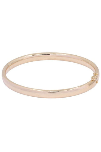 Bracelet Bracelet or jaune, jonc ouvrant 58 Facettes 064161