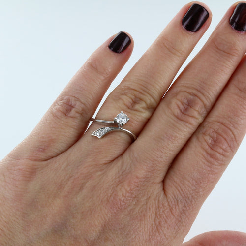 Bague Bague diamants en or blanc 58 Facettes