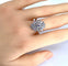 Bague 61 Bague de fiançailles Or blanc Diamants 58 Facettes AB223