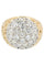 Bague BAGUE MODERNE PAVAGE DIAMANTS 58 Facettes 044811
