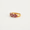 Bague 56 Bague Rubis navette et petits diamants 58 Facettes