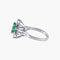 Bague Bague Marguerite Emeraude Diamants 58 Facettes
