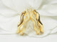 Boucles d'oreilles Boucles d'oreilles créoles double tube en or jaune 58 Facettes 19452