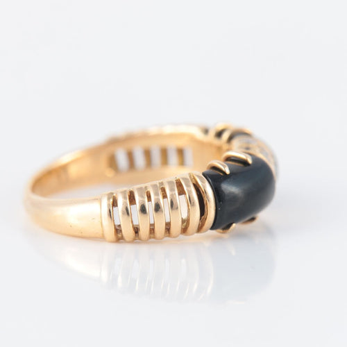 Bague Bague FRED Onyx Diamants 58 Facettes