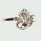 Bague Bague rétro Or blanc Diamants 58 Facettes Q891A