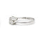 Bague 54 Demi Alliance 5 Diamants 58 Facettes 220227R