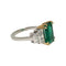 Bague 53 Bague Emeraude Colombie Diamants 58 Facettes 1-1211/2