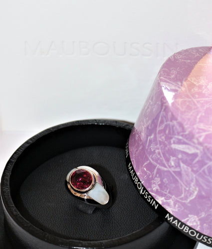 Bague MAUBOUSSIN bague NADIA rubellite 58 Facettes 401