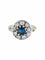 Bague Bague Pompadour Saphir Diamants 58 Facettes