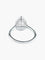 Bague 53.5 Bague diamant poire or blanc 58 Facettes LP72-11-420