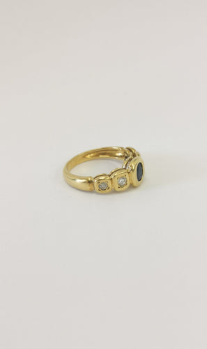 Bague Bague Or Saphir & Diamants 58 Facettes LT 4955