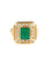 Bague 55 Bague Emeraude et Diamants 58 Facettes