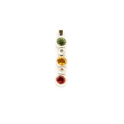 Pendentif Pendentif Arlequin Saphir 58 Facettes 002.150