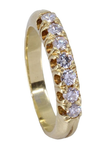 Bague 54 BAGUE JARRETIÈRE DIAMANTS 58 Facettes 075851