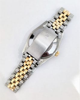 Montre Montre Rolex Datejust 31mm or et acier réf 68273 58 Facettes 1-882/3