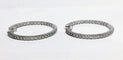 Boucles d'oreilles Boucles d'oreilles créoles or blanc diamants 58 Facettes 1-808/1