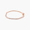 Bracelet Bracelet Tennis Or rose Diamants 58 Facettes