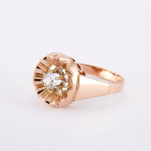 Bague Bague Fleur Or Jaune 58 Facettes