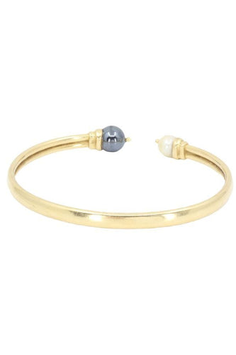 Bracelet BRACELET JONC SOUPLE PERLES 58 Facettes 052641