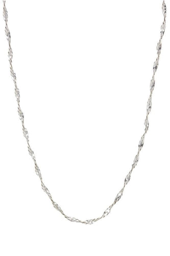 Collier CHAINE MAILLE TORSADÉE 58 Facettes 043561