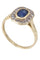 Bague 51 Bague Margueritte Or jaune Saphir Diamants 58 Facettes 080901