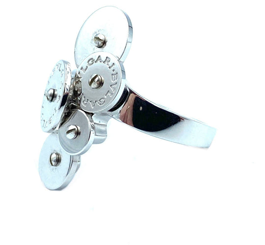 Bague BVLGARI. Bague Cicladi or blanc 18K 58 Facettes