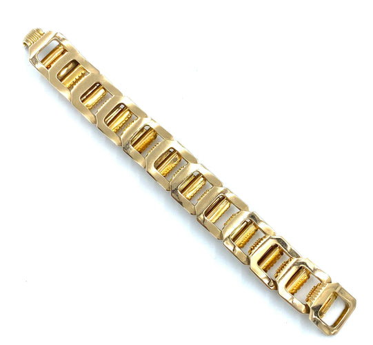 Bracelet Bracelet Tank or rose 18K 58 Facettes