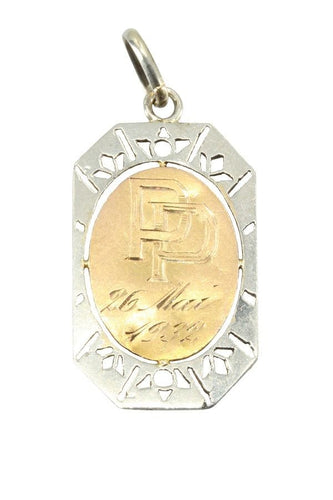 Pendentif MÉDAILLE VIERGE ART DECO SIGNEE DROPSY 58 Facettes 043781