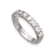 Bague Alliance De Beers platine diamants 58 Facettes