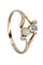 Bague 55 BAGUE NAPOLÉON III PERLE ET DIAMANTS 58 Facettes 061701