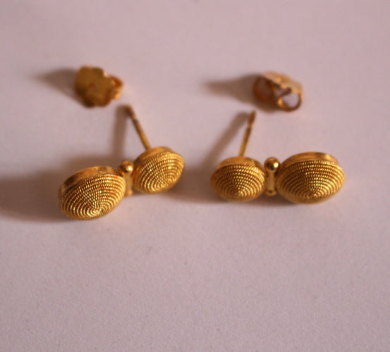 Boucles d'oreilles or Boucles d'oreilles Or Grec 22 Carats 58 Facettes 546