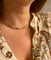 Collier Collier Chaîne Ancienne en Or Maillons Navettes 58 Facettes