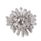 Bague 51 Bague vintage en or blanc et diamants 58 Facettes 32087