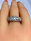 Bague 56 Bague en platine pavée de diamants. Epoque Art Deco. 58 Facettes AB265